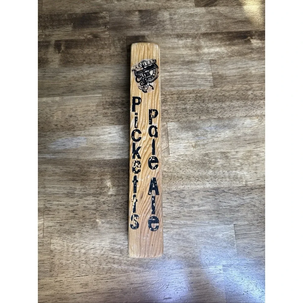 San Juan Brewing Co Beer Tap Handle Pickett Pale Ale Wood Rustic Bar Decor